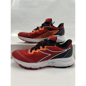 Size 4 Youth - DIADORA B MYTHOS VOLO 2 Fiery Red/White/Vermillion Orange Shoes